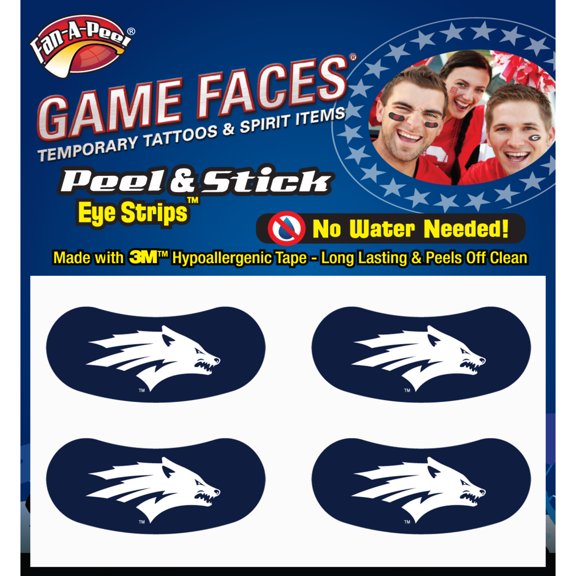 Fan-A-Peel Nevada Waterless Temporary Tattoos - Hypoallergenic Peel and Stick Waterproof Temporary Tattoos - Officially Licensed