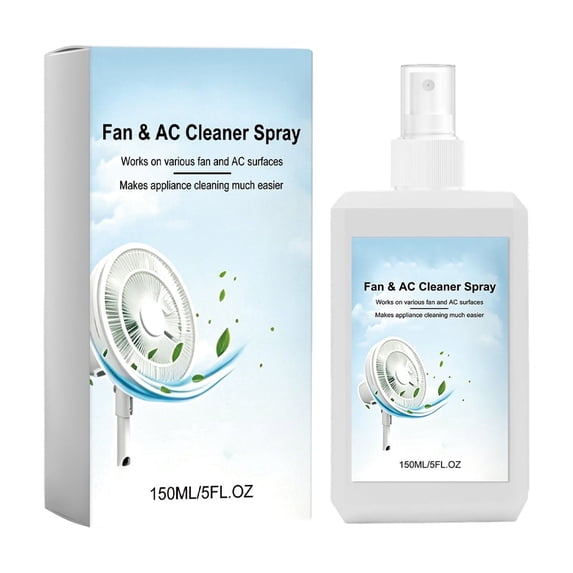 Fan and AC Coil Cleaner Spray, Deep-Cleaning Air Conditioner Clean Agent, No Rinse Household Fans Cleaner for Ceiling Fan/Floor Fan/Evaporator/Condenser