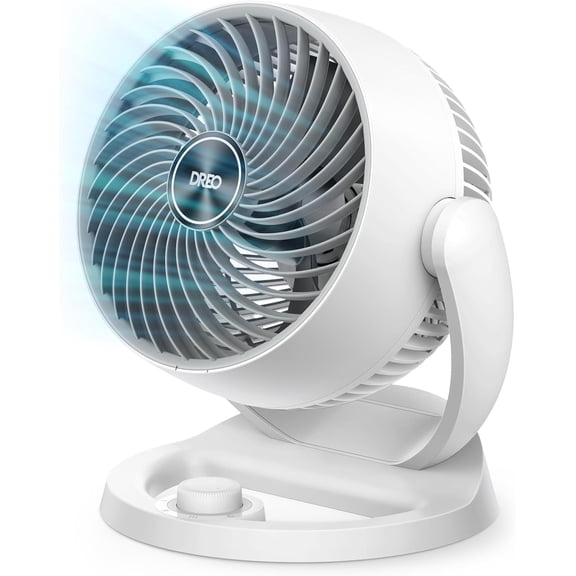 Fan for Bedroom, 12 Inches, 70ft Powerful Airflow, 25db Quiet Table Air Circulator Fans for Whole Room, 120° Adjustable Tilt, 3 Speeds, Desktop Fan for Home, Office, Kitchen