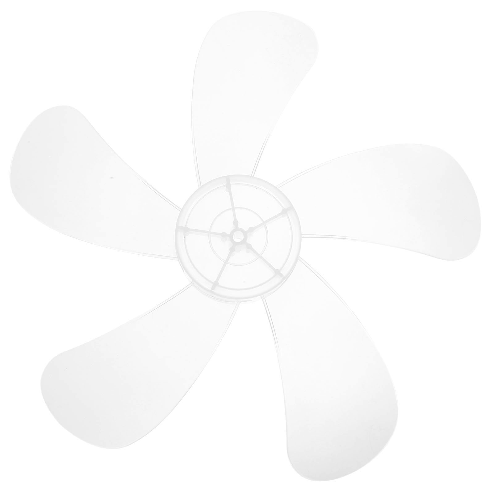 Fan Blade 5 Leaves Replacement Plastic Table Fan Blade Pedestal Fan