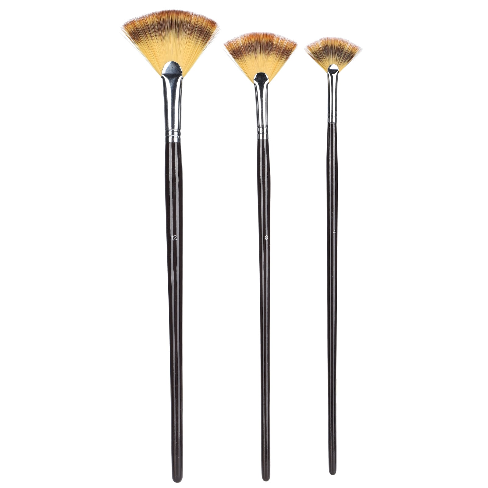 Fan Blender Brush, Paint Brush Set Portable For Acrylic Painting For