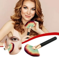 Fan Brush Large Fan Shaped Makeup Brushes Soft Hair Facial Blending Highlighting Cheekbones Brush Foundation Brushes Make Up Tools