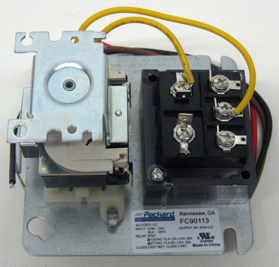 Fan Center Relay Transformer SPDT 120V 24V 90113
