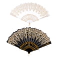 thumbnail image 1 of Fan Chinese Folding Hand Fans Vintage Style Japanese Foldable Dance Silk Retro Classic Asian Performance Belly Bouquet, 1 of 9