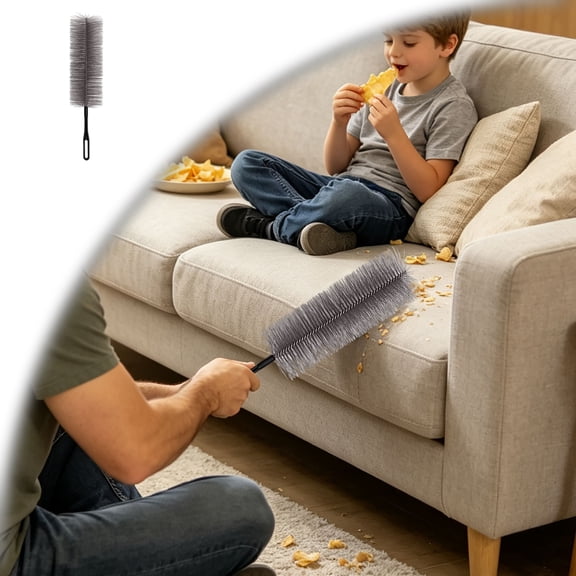 Fan Cleaner Brush, 2026 New Reusable Dust Remover with Bendable Microfiber Head, Cleaning Brush for Air Conditioning Shutters, Ceiling Fan Blades, Air Vents