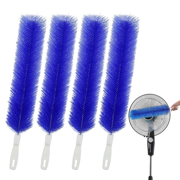 Fan Cleaner Brush, Ultimate Dust Cleaning Brush, Bendable Microfiber Head, Reusable Dust Remover, for Air Conditioning Shutters, Ceiling Fan Blades, Air Vents, Curtains