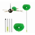 thumbnail image 1 of Fan Cleaner Duster Reusable Microfiber Ceiling Fan Blade Cleaner Removable Duster with Extension Pole Adjusts 13 to 49.7 Inch for Cleaning Walls Bookshelves Furniture Door Window Top (Green ), 1 of 6