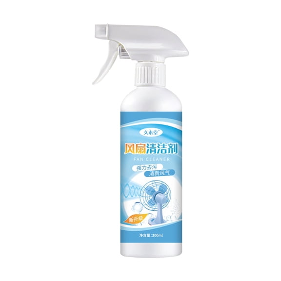 Fan Cleaner Spray 300ml Air Conditioner Cleaning Foam, No Rinse Household Fan Cleaning Spray for Ceiling Table Exhaust Fans, Heavy Oil Remover Dust Cleaner, Deep Cleaning Maintenance Solution