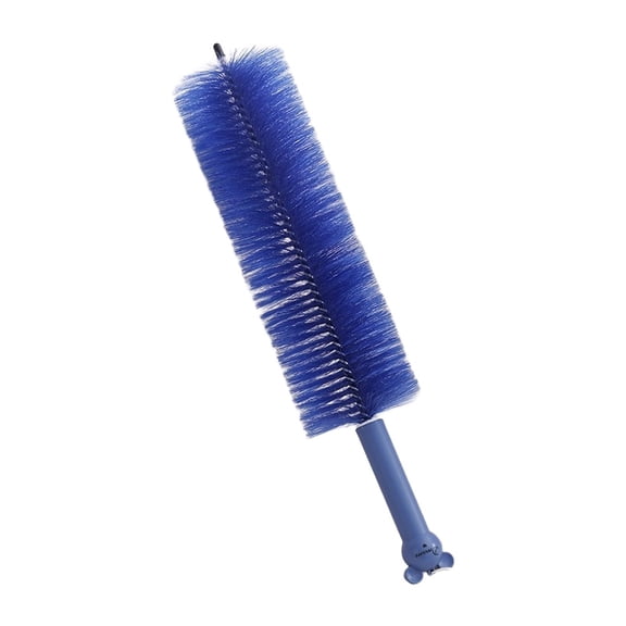 Fan Cleaning Brush, Bendable Cobweb Duster Cobweb Duster, Bendable Fan Duster, Plastic Fan Cleaner Brush, Microfiber Head Dusting Brush, 18.1 × 4 Inch Cleaning Supplies, 1Pc,Blue
