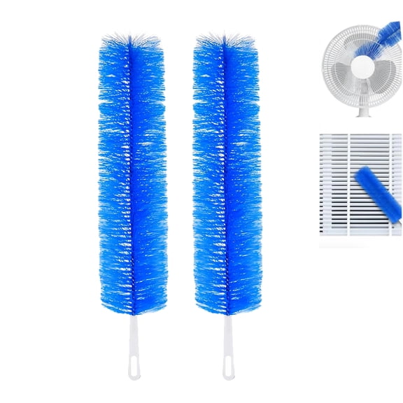 Fan Cleaning Brush, Microfiber Cobweb Duster for Ceiling Fan Box Fan Curtain Household Dust Removal.(2Pcs)