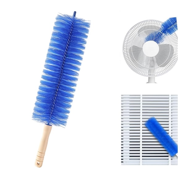 Fan Cleaning Brush, Microfiber Duster for Electric Fan and Blind, Reusable Cobweb Dust Collector, Non-Disassembly Cleaning