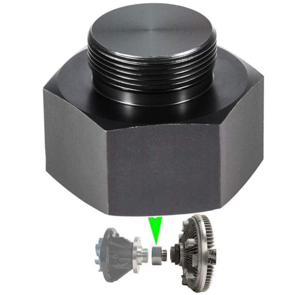 Fan Clutch Conversion Adapter Compatible with Ford 6.0L 2003-2007 Excursion, Converts Factory Electronic Clutch, 1-Pack