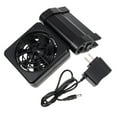 thumbnail image 1 of ifundom Black Plastic Fish Tank Cooling Fan with Adjustable Clip for Aquarium Cooler Shrimp Tank 5.5 Inch, 1 of 6