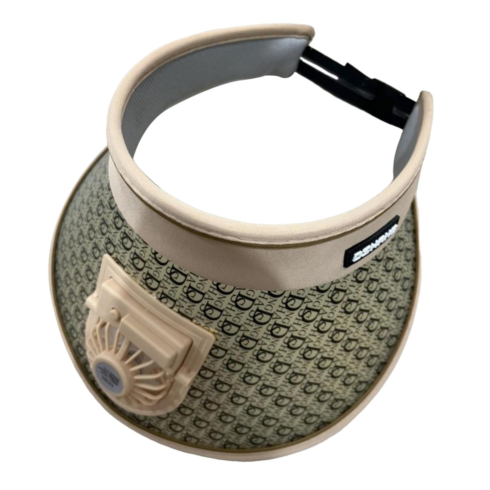 Fan Cooling Hat,Visor Cooling Fan Summer Hat USB Hand Free,Unisex Fan