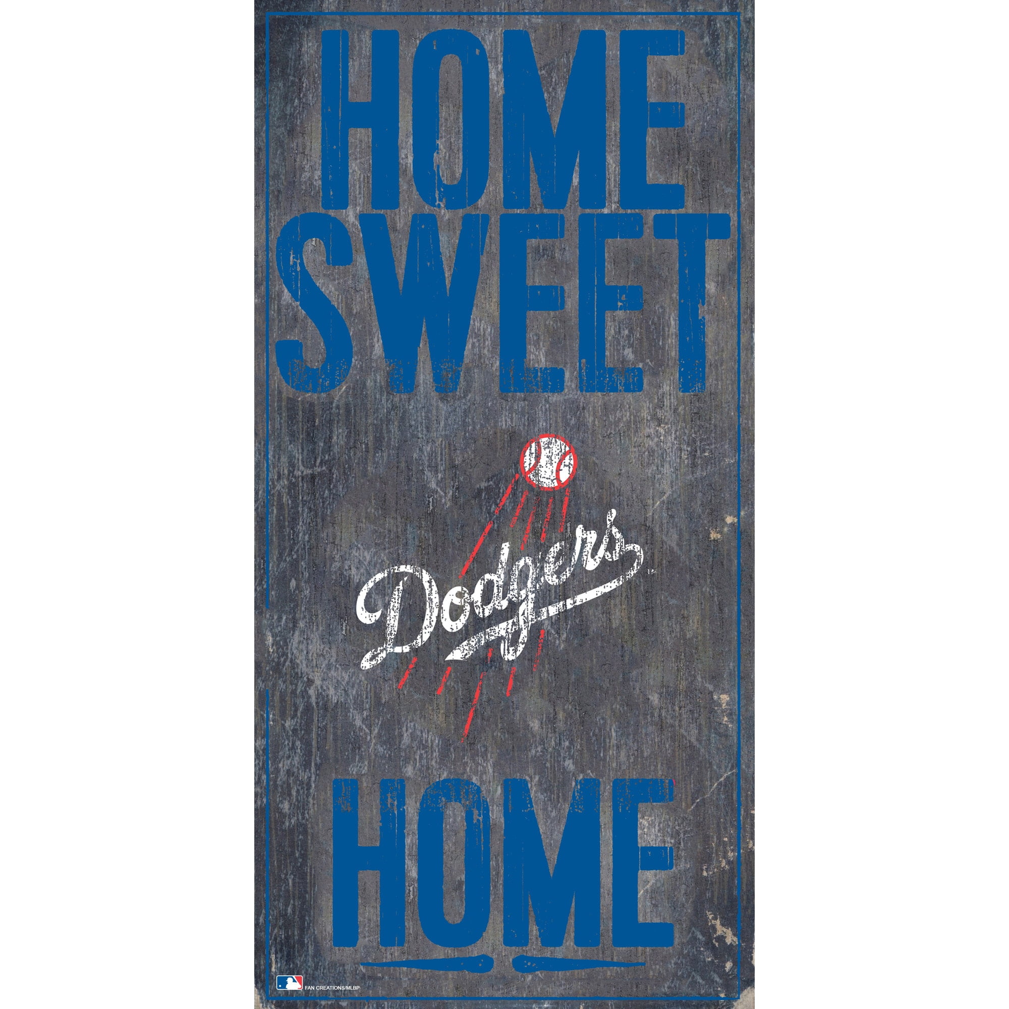 Los Angeles Dodgers 6'' x 12'' Home Sweet Home Sign