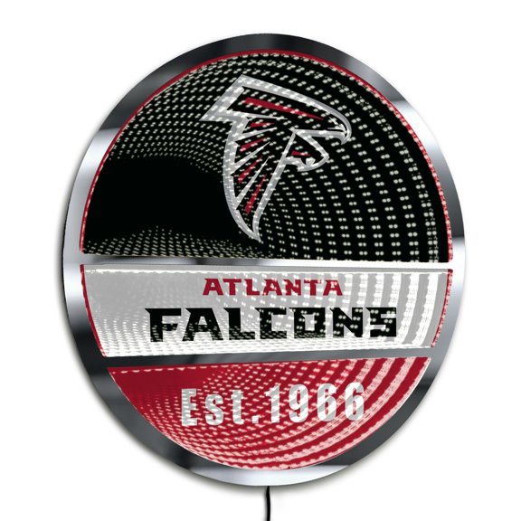 Atlanta Falcons Three-Cell Circular Infinity Light