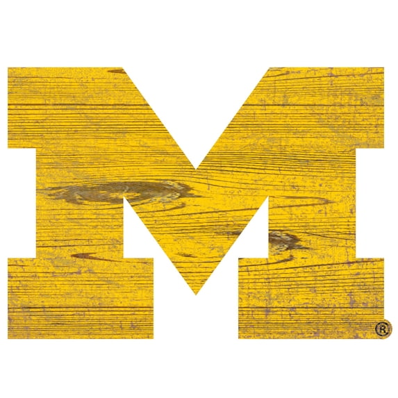Fan Creations NCAA Distressed Logo Cutout Sign Wall Art