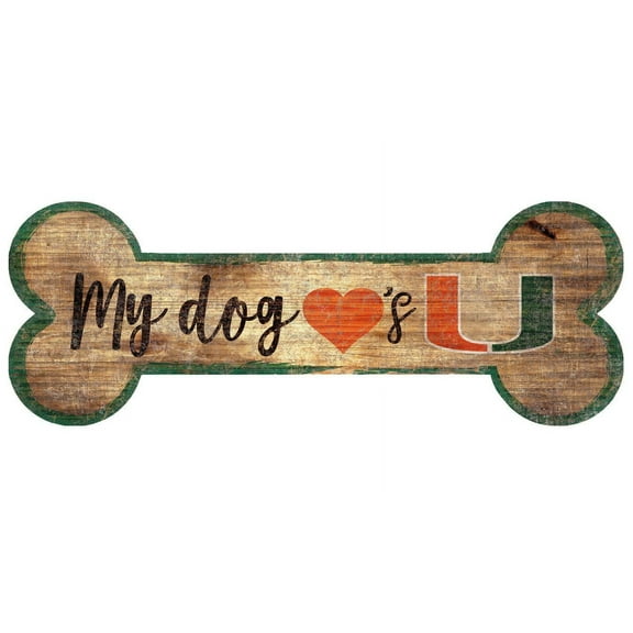 Fan Creations NCAA Dog Bone Sign