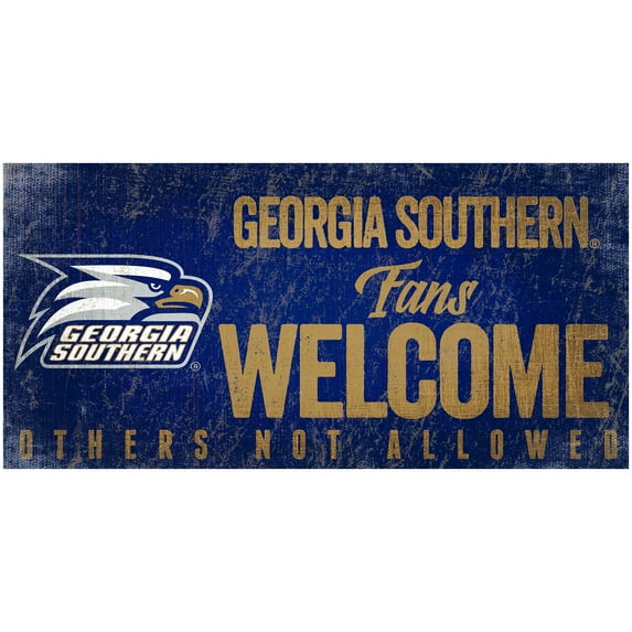 Fan Creations NCAA Fans Welcome Sign