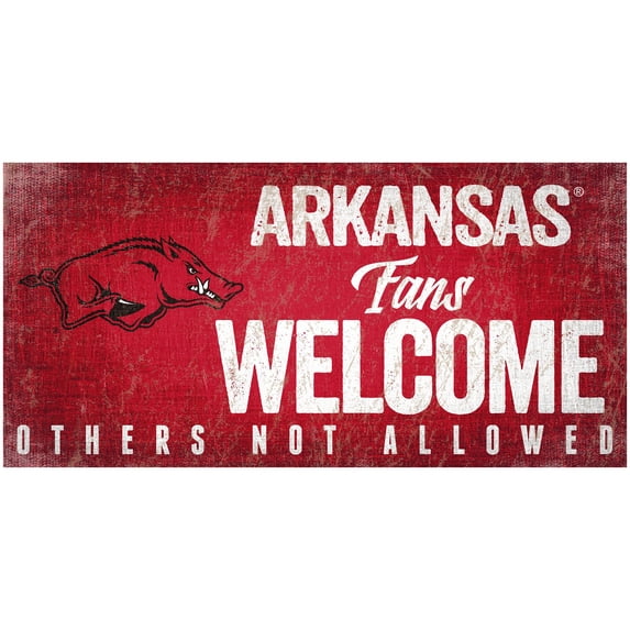 Fan Creations NCAA Fans Welcome Sign