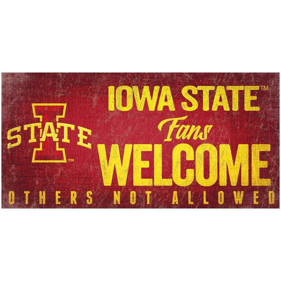 Fan Creations NCAA Fans Welcome Sign