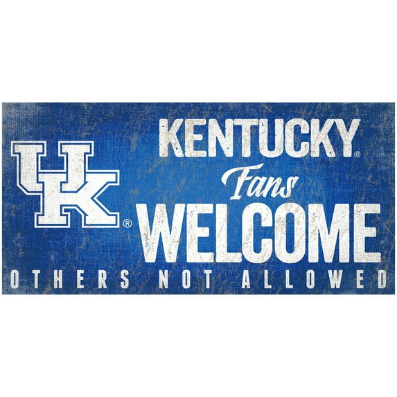 Fan Creations NCAA Fans Welcome Sign