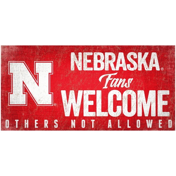 Fan Creations NCAA Fans Welcome Sign