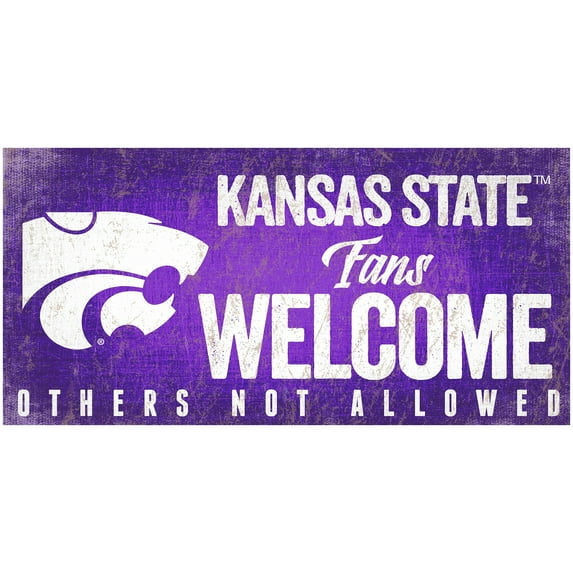Fan Creations NCAA Fans Welcome Sign