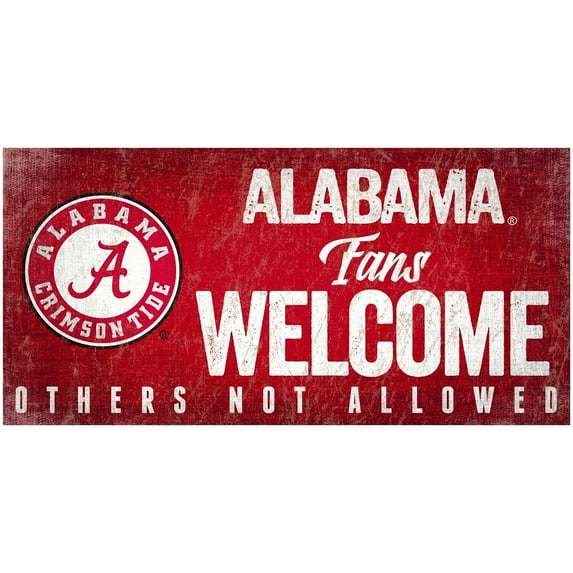 Fan Creations NCAA Fans Welcome Sign