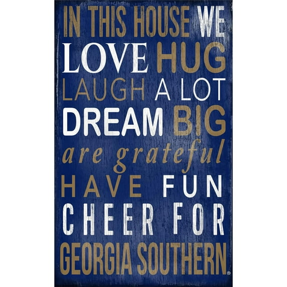 Fan Creations NCAA In This House Sign