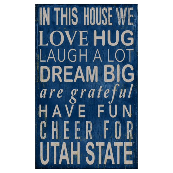 Fan Creations NCAA In This House Sign