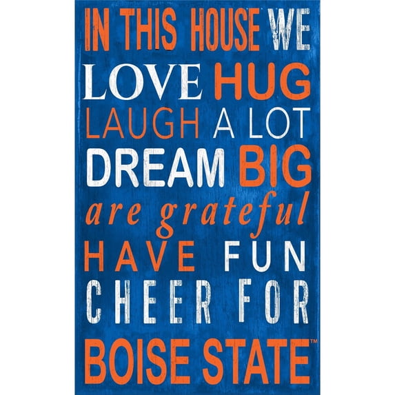 Fan Creations NCAA In This House Sign