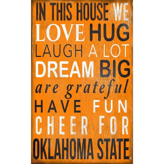 Fan Creations NCAA In This House Sign