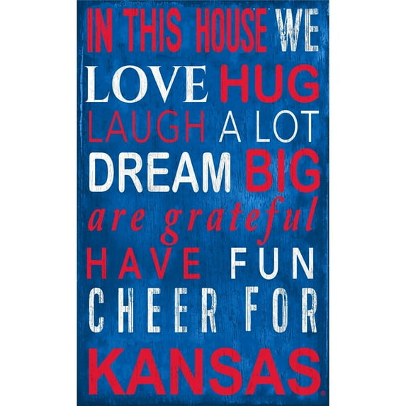 Fan Creations NCAA In This House Sign