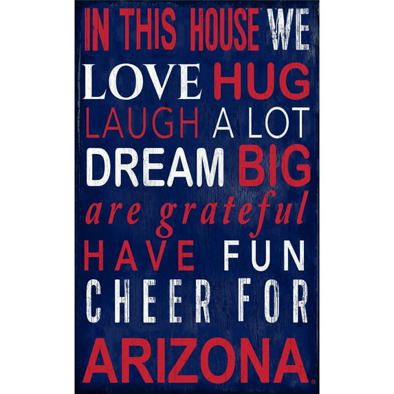 Fan Creations NCAA In This House Sign