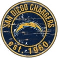 thumbnail image 1 of Fan Creations NFL Distressed Circle Sign Wall D cor, 1 of 7