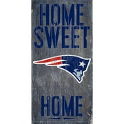 Fan Creations New England Patriots Wood Sign - Home Sweet Home 6"x12"
