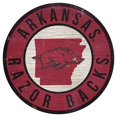 thumbnail image 1 of Fan Creations State Circle Arkansas Razorbacks 100% MDF Sign, 1 of 1