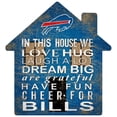 thumbnail image 1 of Fan Creations Team House Buffalo Bills 100% Fiberboard Sign, 1 of 1