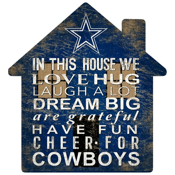 Fan CreationsTeam House Dallas Cowboys Plaque