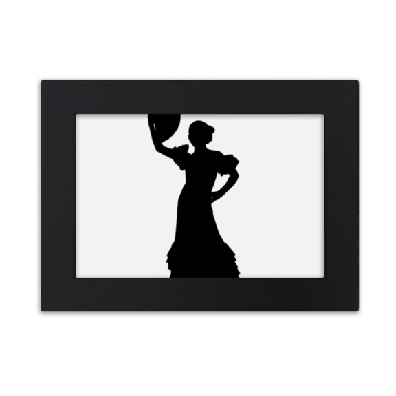 Fan Dancing Performance Dancer Desktop Photo Frame Ornaments Picture Art Painting