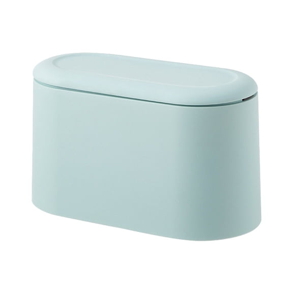 Desktop Trash Can, Mini Trash Can With Lid, Removable Small Garbage Can, Press Up Countertop Wastebasket, Tiny Plastic Storage Bin, Counter Lint Collector, Multi Scene Desktop Waste Holder