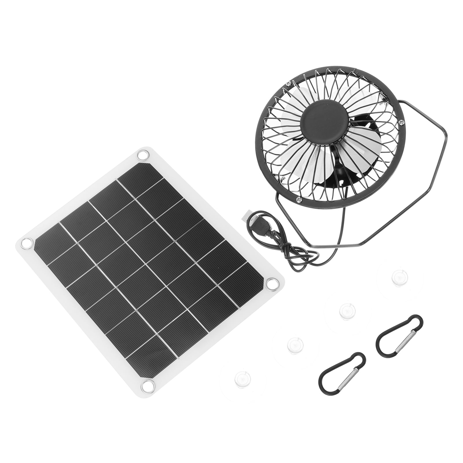 Fan Fans Portable Solar Summer Cooler Ventilator Monocrystalline Silicon