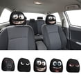 thumbnail image 1 of Fan-Favorite Funny Car Print Headrest Covers - Universal Stretchy Spandex Fabric, Soft Breathable Wrinkle-Resistant Design for Cars, Unique Humorous Prints for Auto Interior Decor, 11*10.2in, E, 1 of 5