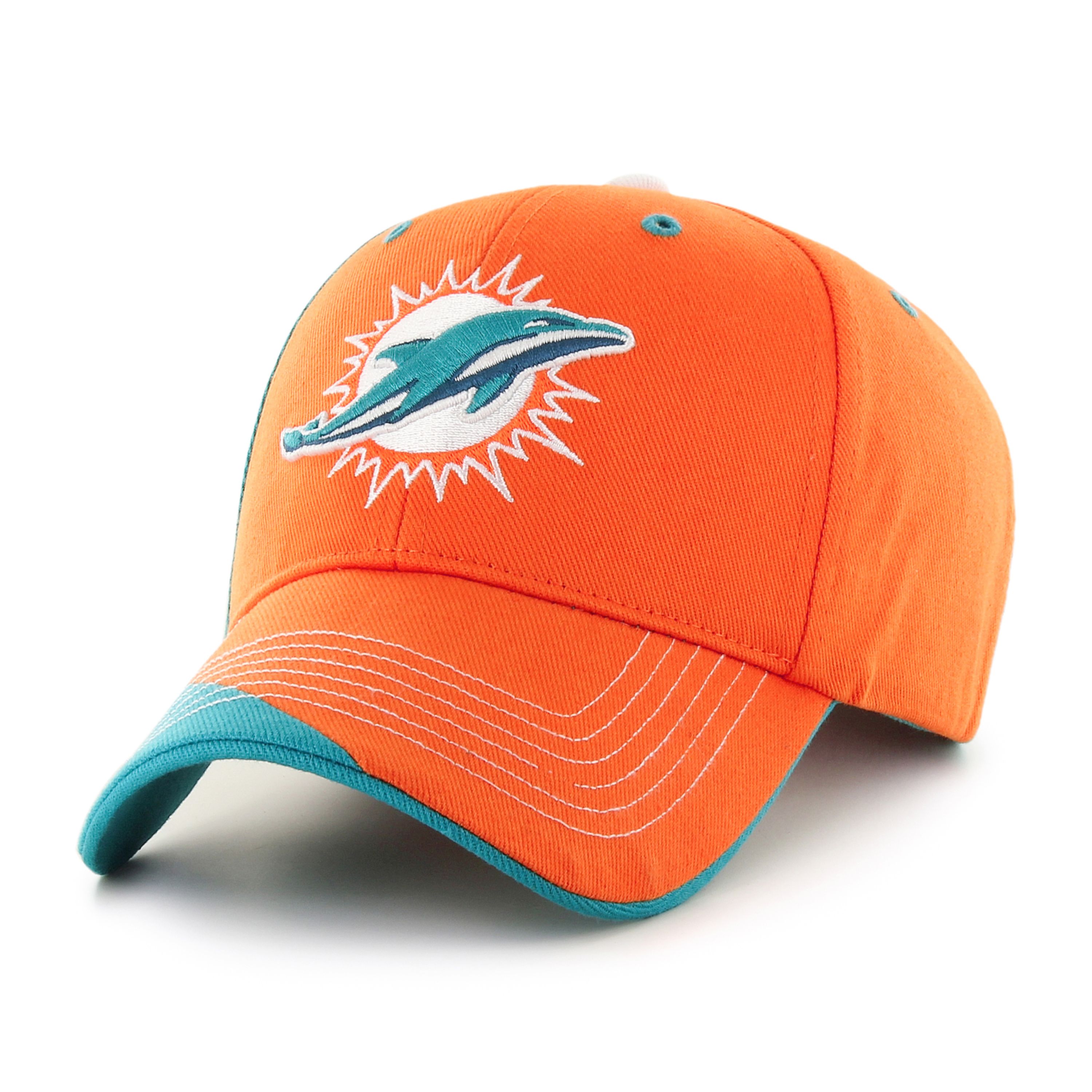 Fan Favorite - NFL Hubris Adjustable Cap, Miami Dolphins - image 1 of 3