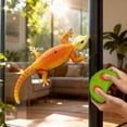 thumbnail image 1 of Fan-Favorite RC Wall-Climbing Gecko Toy - Rechargeable Remote Control Chameleon, LED Eyes Floor/Wall Driving Mode, Durable Plastic Design for Adult Leisure, Holiday Gift, 13.39in, Yellow, 1 of 9