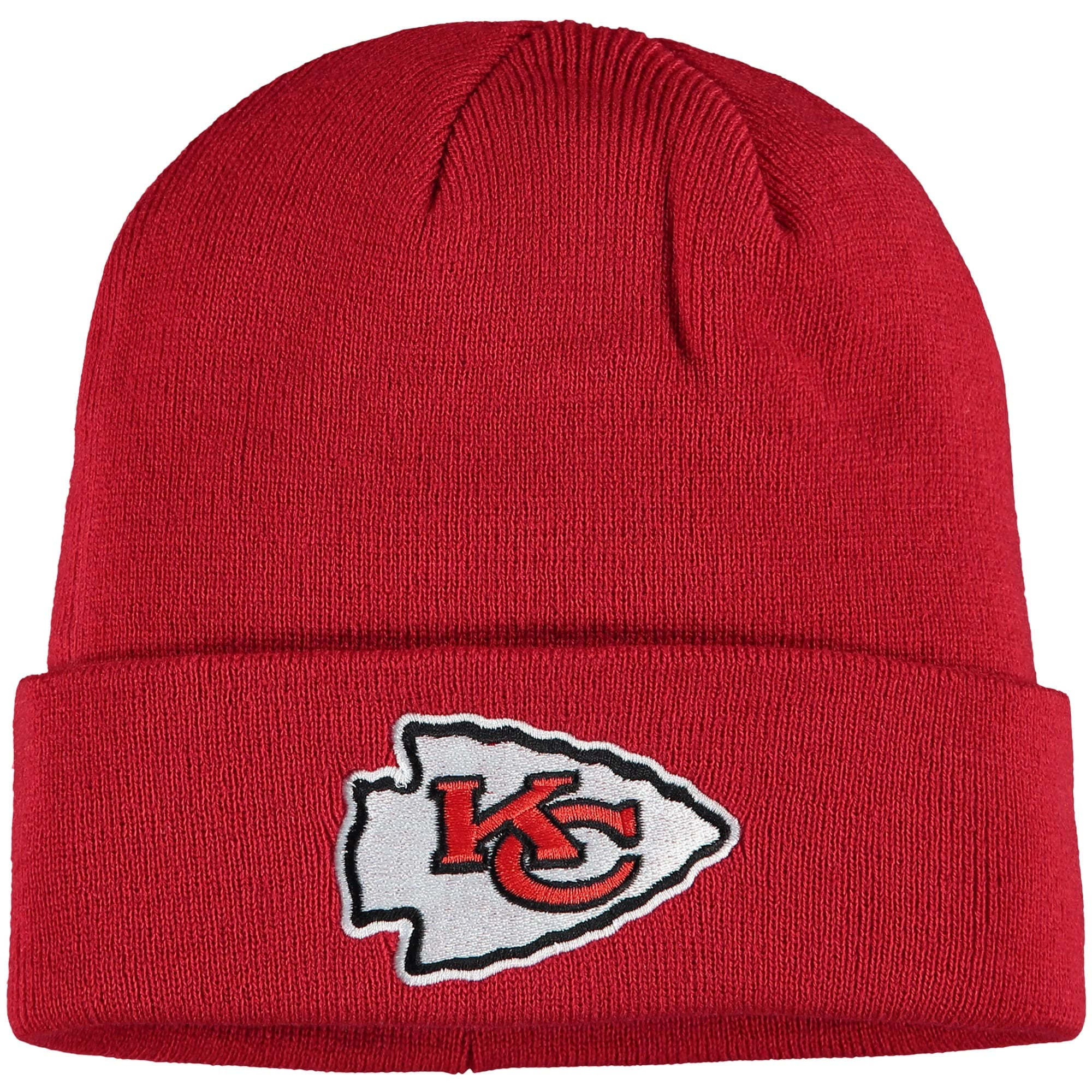 Fan Favorites FMKN16ACETR NFL Kansas City Chiefs Mass Cuff Knit Cap