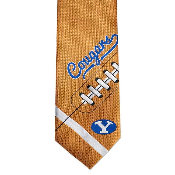 Fan Frenzy BYU Cougars Football Officially Licensed 62" Microfiber Men's Tie