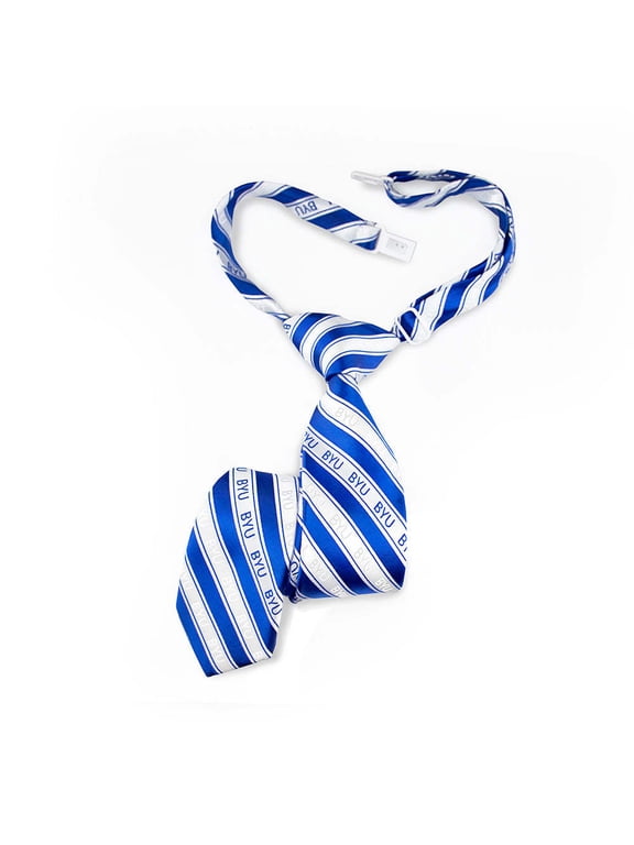 Fan Frenzy Brigham Young University Cougars Officially Licensed Microfiber Boy's Clip Tie