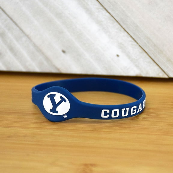 Fan Frenzy Gifts BYU Cougars Medium 8" Blue Bracelet